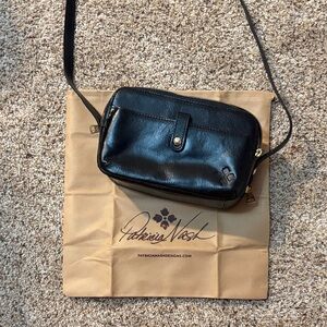 Patricia Nash Sleek Black Crossbody Bag